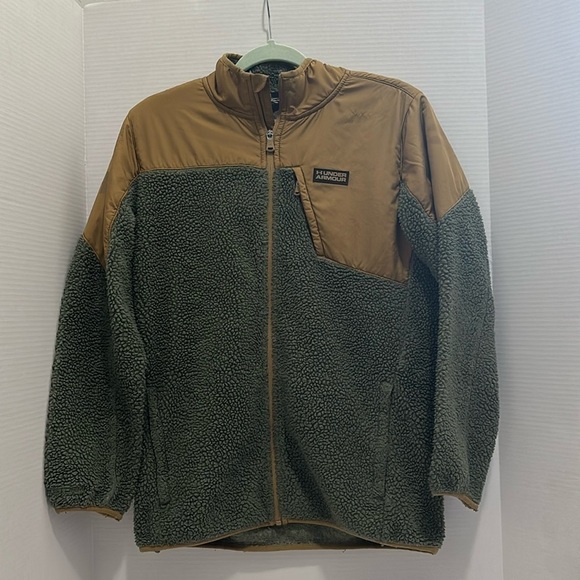 Under Armour Other - Under Armour Fuzzy Zip Up Sweatshirt